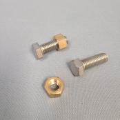1-1/2" Stainless Steel Bolt Set with Brass Nuts