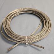 Hewitt Cable For 2400# Wide/2400# Wide And Long Lifts, 1/4"x31' Stainless Steel