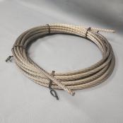 Hewitt Cable For 3600# Wide/3600# Wide And Long/4200#-REG/4800#-REG Lifts, 5/16"x45' Stainless Steel